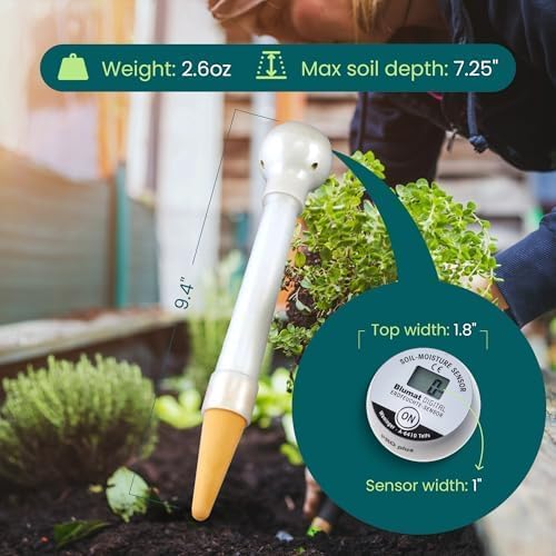 Blumat Digital Moisture Meter with Cap and Source