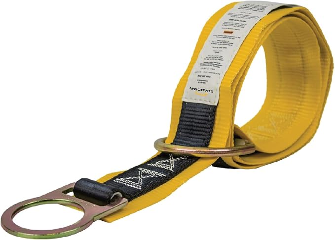Guardian Fall Protection 10787 Premium 6-Foot Cross-Arm Straps with Large and Small D-Rings