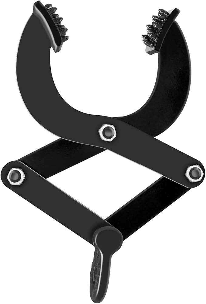 Pallet Puller Clamp 6000lbs Tree Puller Tool, Stump Puller, Pallet Grabber Black, Compatible with Chain/Strap with Hooks for Lifting/Pulling