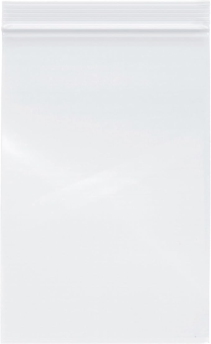 Plymor 6" x 9" (Case of 1,000), 2 Mil Zipper Reclosable Plastic Bags