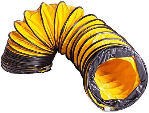 OdorStop Flexible Duct in Various Sizes and Lengths with Connecting Belt (22"x25' (Belt))