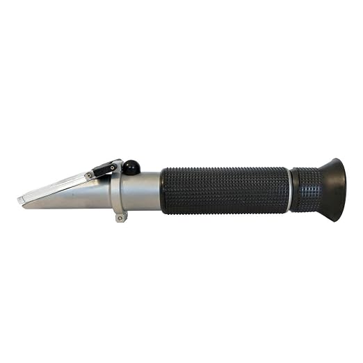 0-10% Brix & Cutting Fluid, Rhino Handheld Refractometer with Automatic Temperature Compensation (Copper) Accuracy 0.1%