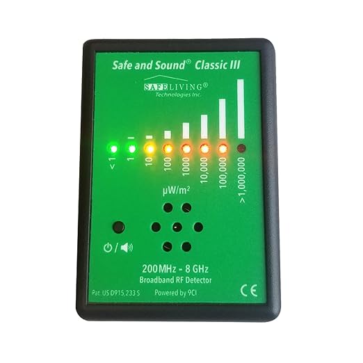 Safe and Sound Classic III Radio Frequency 5G Detector New 2024 Release by Safe Living Technologies Inc