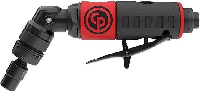 Chicago Pneumatic CP7408 - Air Die Grinder Tool, Welder, Woodworking, Automotive Car Detailing, Stainless Steel Polisher, Heavy Duty, Right Angle Grinder, 1/4 Inch (6 mm), 0.34 HP / 250 W - 23000 RPM