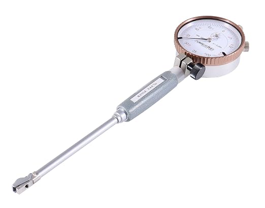 Accusize Industrial Tools 0.4-0.7'' by 0.0005'' Dial Bore Gage, Stem Length 4'', Ee20-5007 | 4" Stem Length, Self-Centering, Chrome-Plated Handle, Insulated Grip, EE20-5007