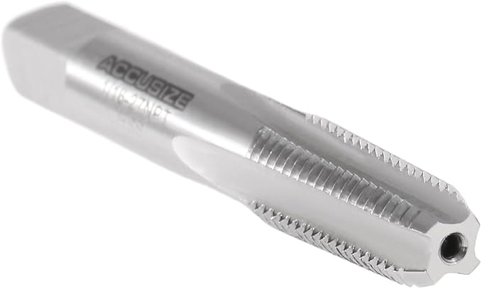Accusize 1/16"-27 HSS Taper Pipe Tap - NPT, NPT-116 | 1/16"-27, 4 Flutes, 2-1/8" OAL, HSS Taper Pipe Tap - NPT