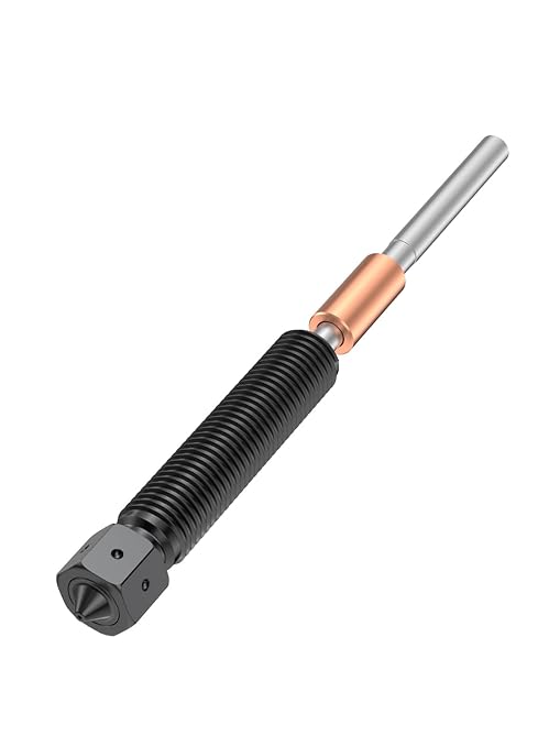 Creality K2 Plus Genuine E3D Obxidian High Flow Nozzle 0.6mm for for K2/K2 Pro/K2 Plus/Creality Hi, Multi-Channel Design for Extreme Speed & Ultimate Wear Resistance