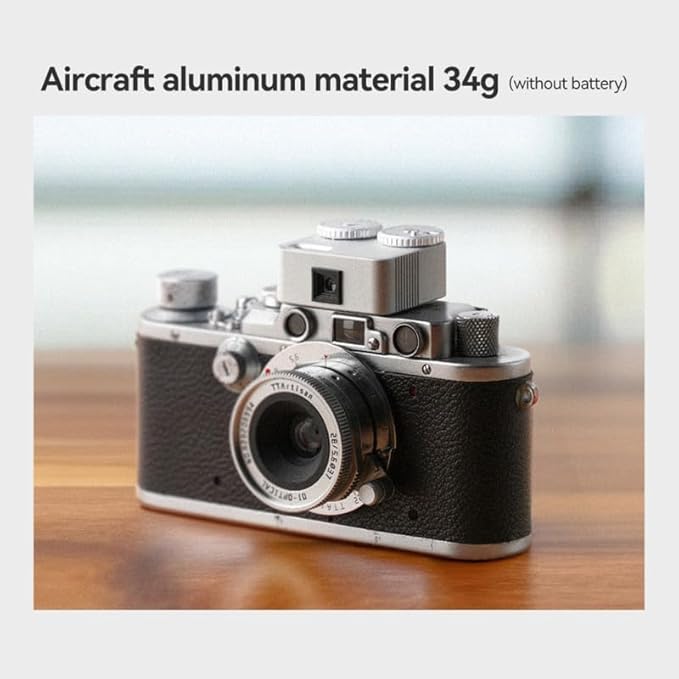TTartisan Light Meter II, Real-time Metering Tool, Two Dial to Adjust ISO, Aperture and Shutter Speed, Compatible with Older Leicas and Similar Rangefinder Cameras