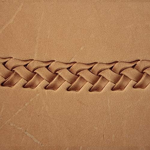 DandS ltd Leather Stamp Tool,Knitting, Professional Steel Craft Tool for Leatherworking, Embossing, Carving & Stamping Leather Projects, Belts Wallets & DIY Projects Compatible with Mallet #317