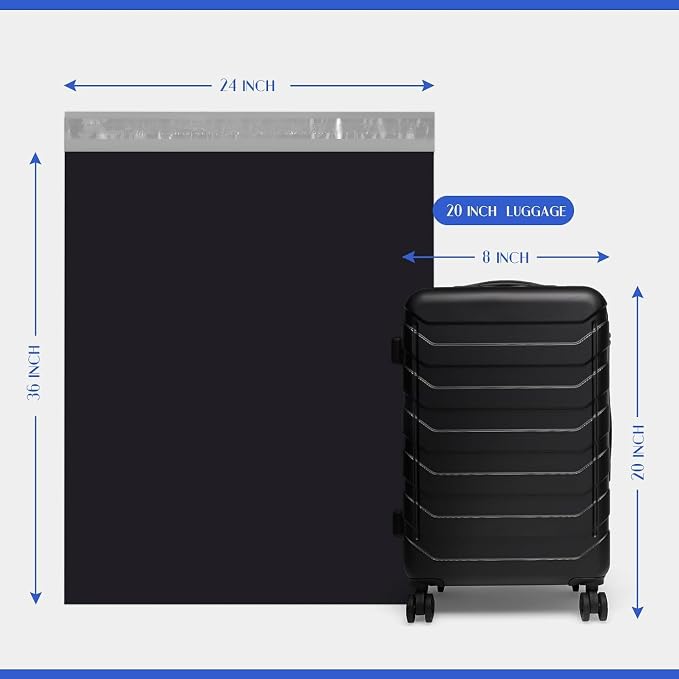 Metronic Poly Mailers 24×36 250 Pcs Black, Extra Large Shipping Bags for Clothes,Self Seal Shipping Envelopes for Small Business,Waterproof Mailers Poly Bags for Shipping,Packaging Mailing Bags Bulk