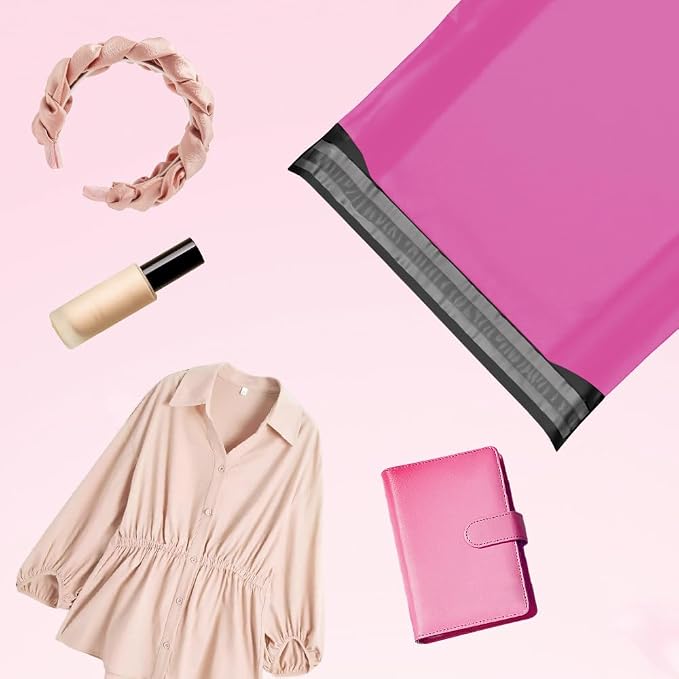 Poly Mailers Shipping Bags with Strong Adhesive, Waterproof Mailing Bags for Clothing, T-Shirts, and Small Business Shipping