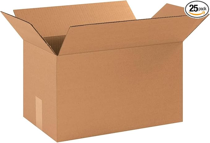 AVIDITI 17 x 10 x 10 Corrugated Cardboard Boxes, Long 17"L x 10"W x 10"H, Pack of 25 | Shipping, Packaging, Moving, Storage Box for Home or Business, Strong Wholesale Bulk Boxes