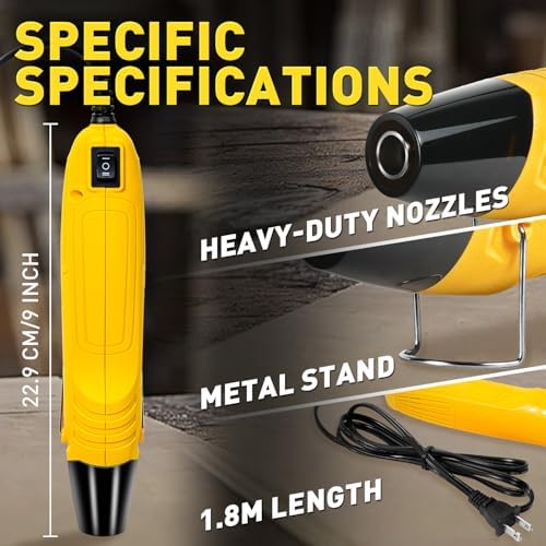 haisstronica 120PCS Solder Seal Wire Connectors Kit+Mini Heat Gun 350W