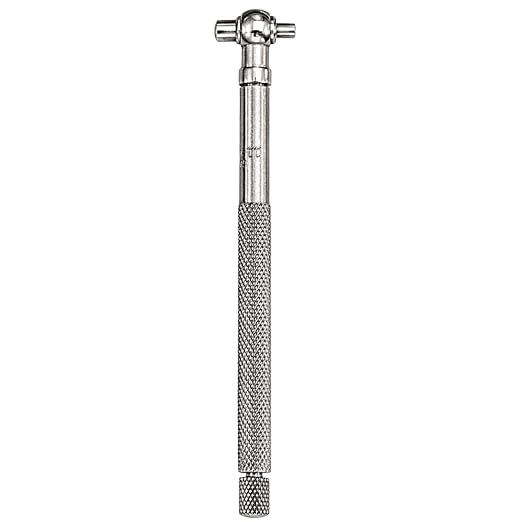Starrett Telescoping Gage, Self-Centering with Two Arms - Ideal for Determining True Size of Holes, Slots and Recesses - 5/16" - 1/2" Range, 2-3/8" Handle Length - 579A