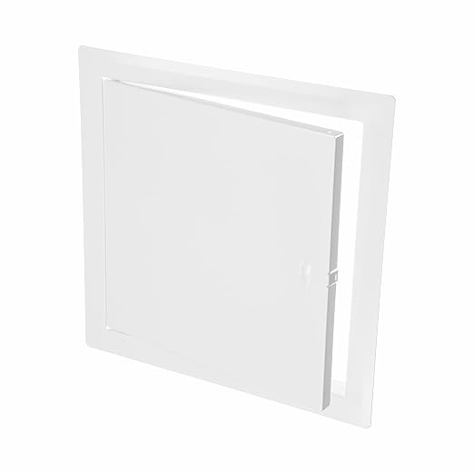 8" x 8" White Metal Access Panel - Wall Access Panel for Drywall - Hidden Wire Cover for Wall Covering Panels - Plumbing, Electricity, Heating Alarm, Bathroom, Dry Wall Hole Cover