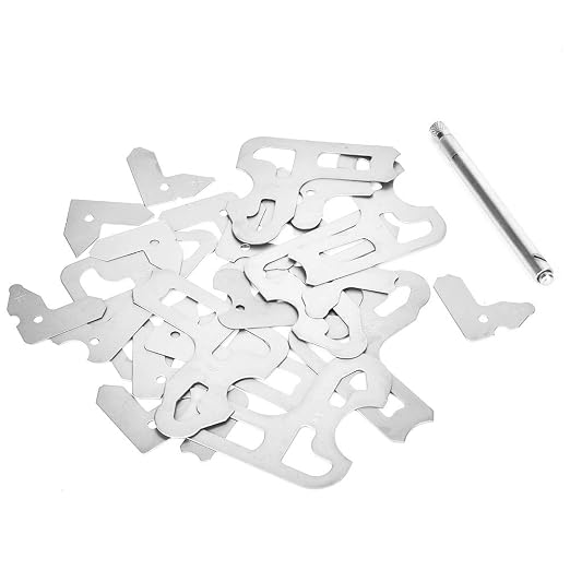 Radius Gauge Set 17PCS Stainless Steel, 1/64 to 1/2 Inch Precision Radius Gauges Measuring Tool for Machinists, Engineers, Metalworkers Woodworking.