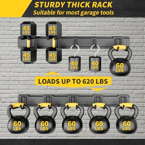 UUP Garage Tool Organizer Bundle with Magnetic Tool Belt