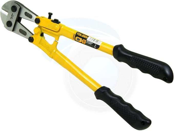 TOLSEN Bolt Cutters Heavy Duty, Bolt Cutter for Padlocks, Lock Cutter Heavy Duty Chain, Rods, Rivets, Locks and Wire Cutter - Ergonomic Non-Slip Handle Bolt Cutter (14")