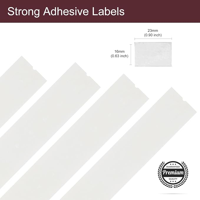 Motex 2 Line Blank Labels, Fits MX-2316NEW - 10,000 White Blank Price and Date Gun Labels