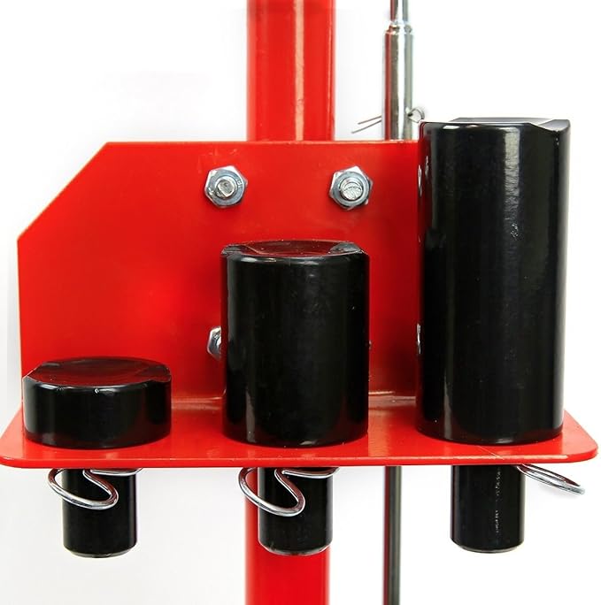 XtremepowerUS Heavy Duty 22 Ton Floor Jack Hydraulic Air Axle Bottle Jack Service w/Extension Saddle Set Wheels