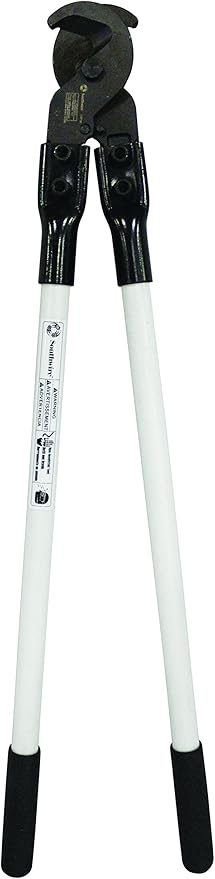 Southwire HD Cable Cutter 750MCM - Efficient Blade Action for Copper & Aluminum - Curved Blade Jaws - Adjustable Pivot Bolt - Clean Cuts Through Communication Cables