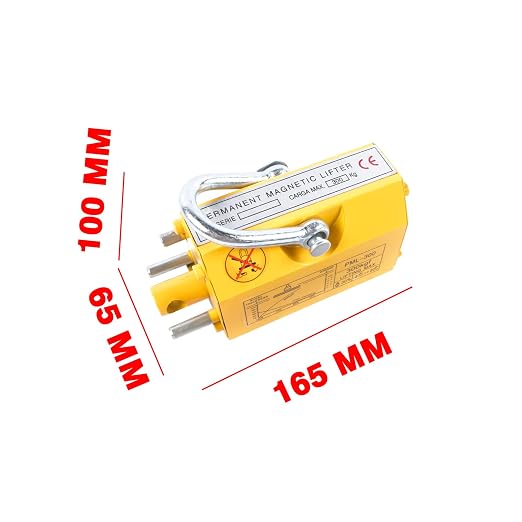 Permanent Magnetic Lifter Lifting Magnet 660 lbs/300 kg Neodymium Hoist