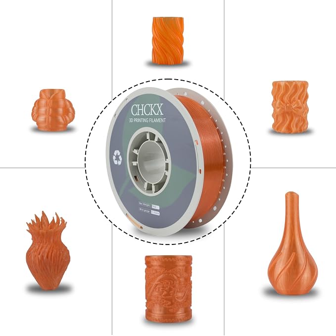 10KG PETG Transparent 3D Printer Filament Bundle, Dimensional Accuracy +/- 0.03 mm,Gray+Orange+Pink+Olive Green+Yellow+Blue+Green+Purple+Brown+Red