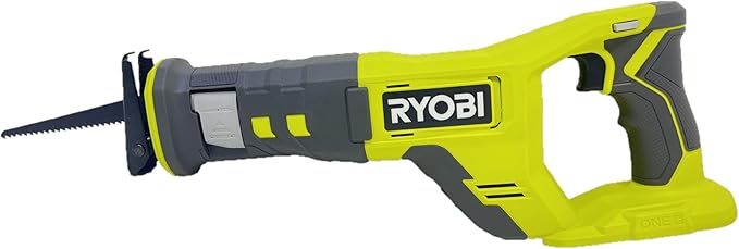 RYOBI ONE+ 18V Cordless Reciprocating Saw - 3,400 SPM Variable Speed, 1 in. Stroke Length, Tool Only (Battery Not Included) - PCL515B | Battery and Charger Sold Separately