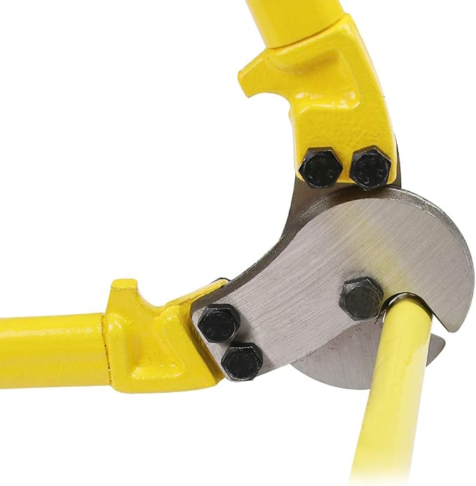 Acescen Hardened Steel Cable Cutters 18" Heavy Duty Industrial Strength Hand Tool Wire Cutters with Tapered Jaws Strong Cutting Plier for 5/16" Stainless Steel Wire Rope Cables A13