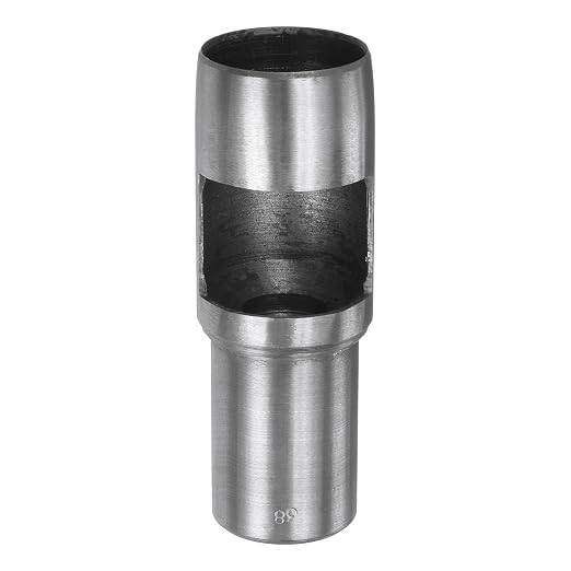 HARFINGTON Hollow Punch for Leather 38mm Round Hole Punch Tool for Belt Puncher Carbon Steel Single Punch for Watch Belts Cut Leather Craft Rubber Paper Fabric Plastic Soft Material