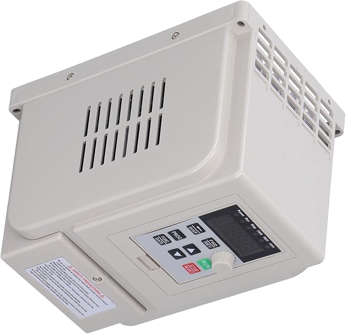 VFD Variable Frequency Drive,Single‑Phase 110V Input 3‑Phase 220V Output Variable Frequency Inverter, Motor Speed Controller,220V 1500W AT5‑1500X, Default