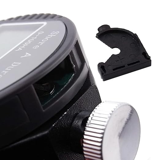 Rubber Hardness Tester, Shore Type A Hardness Tester Digital Durometer 0~100HA Portable Surface Hardness Tester with Large LCD Display for Tire, Plastic, Leather, Wax
