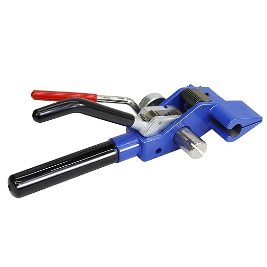 Heavy Duty Banding Strapping Tensioner & Cutter Manual Packaging Tools Windlass for 1/2"-3/4" Width Stainless Steel Band Strap(Winch Wheel)