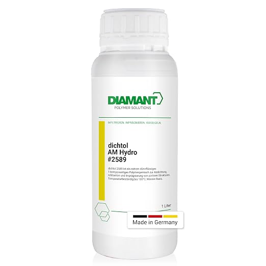 Dichtol AM Hydro for Sealing and impregnating 3D Prints, Sealing Agent for additive Manufacturing, Solvent-Free Sealer for 3D Printed Parts (1 l)
