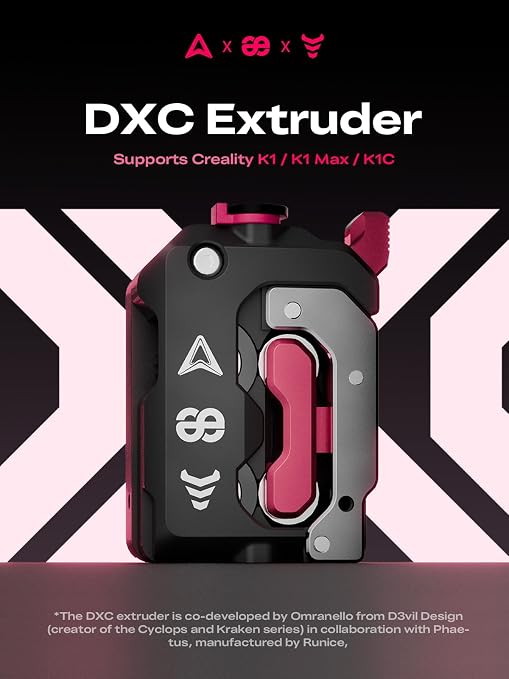 Creality DXC Extruder, Supports K1_K1 Max_K1C_K1 SE