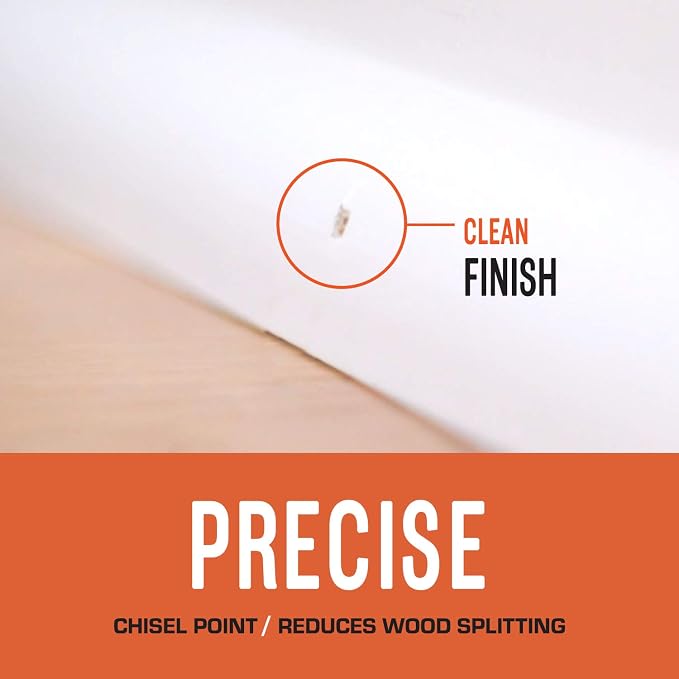 Paslode, Finishing Nail, 650232, 20 Degree Angled Galvanized, 16 Gauge, 2,000 per Box, 2 1/2 inch