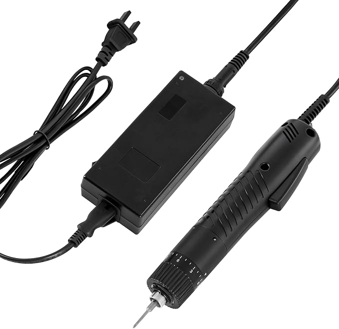 MXBAOHENG Electric Screwdriver Sets Torque Adjustable Drill Tool Applicable Batch Head 5mm 110-220V (101)