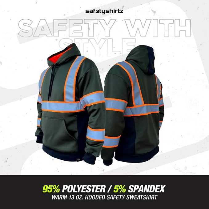 SafetyShirtz SS360 ANSI Class 3 Type R Graphic Hoodie