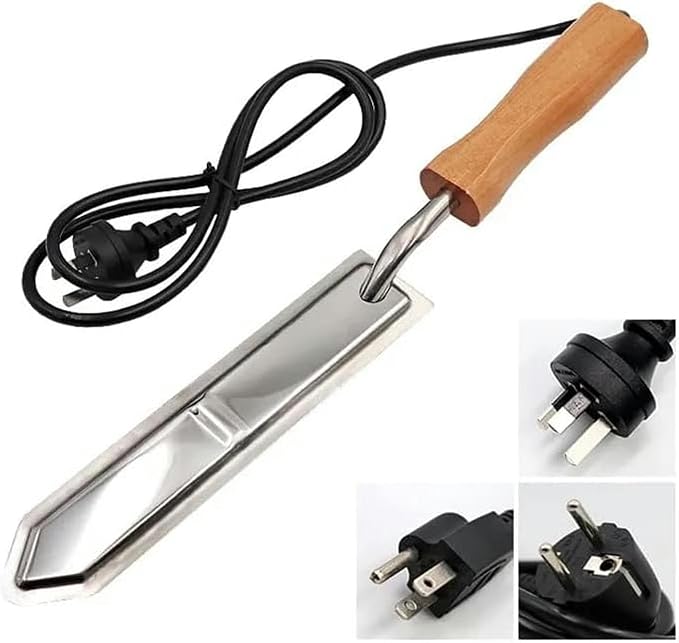 Electric Honey Uncapping Knife, Stainless Steel Electric Heat Thermostat Scraping Honey Extractor, Honey Wax Scraper Honey uncapping Cutter Tool for Beekeeper bee Keeper