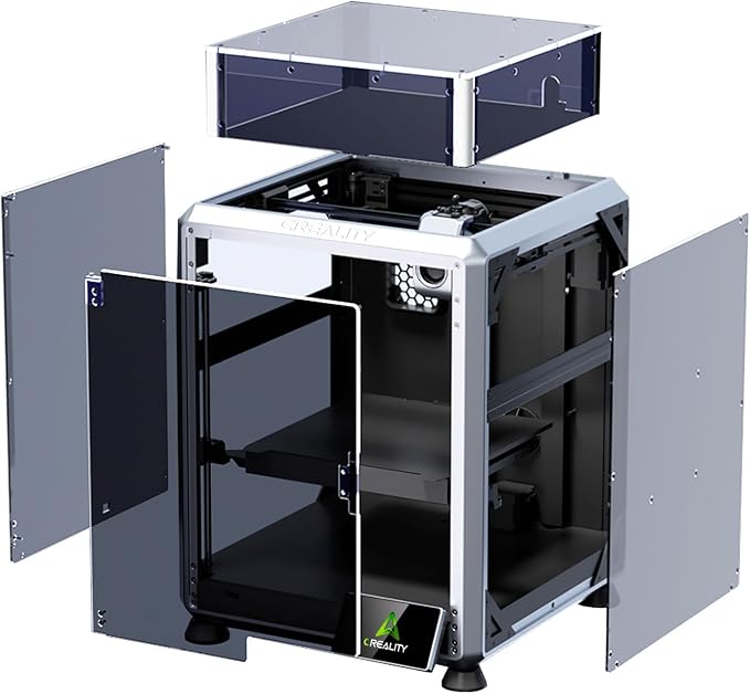 Creality Official K2 SE/K1 SE Enclosure, Transparent Cover Dustproof Tent Constant Temperature Noise Reduce Protective Cover, Customized Transparent Enclosure for Creality K1 SE and K2 SE 3D Printer