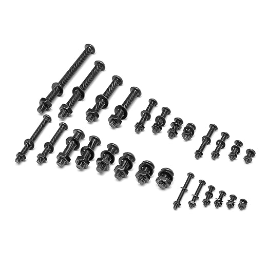 688Pcs M4 M5 M6 M8 Screw and Bolt Assortment Set 12.9 Grade Alloy Steel Metric Fastener Set Machine Screw and Nut Set Hex Screws Nuts Washers Kit(Black)