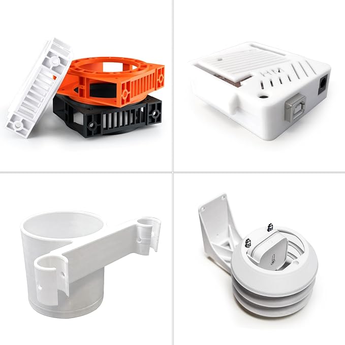 ASA Filament 1.75mm, UV/Heat Resistant/Weather Resistant ASA 3D Printer Filament, Perfect for Printing Outdoor Functional Parts, White Filament 1kg(2.2lbs) Spool