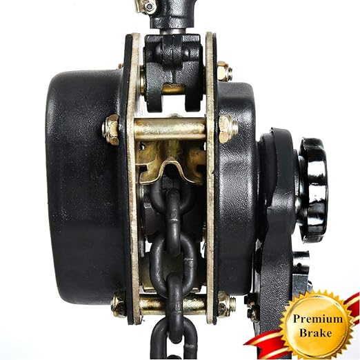 Lever Chain Hoist 2205LBS 10FT,1T Manual Ratchet Chain Puller Hoist for Building Garages Warehouse Automotive Machinery (2205LBS-10FT)