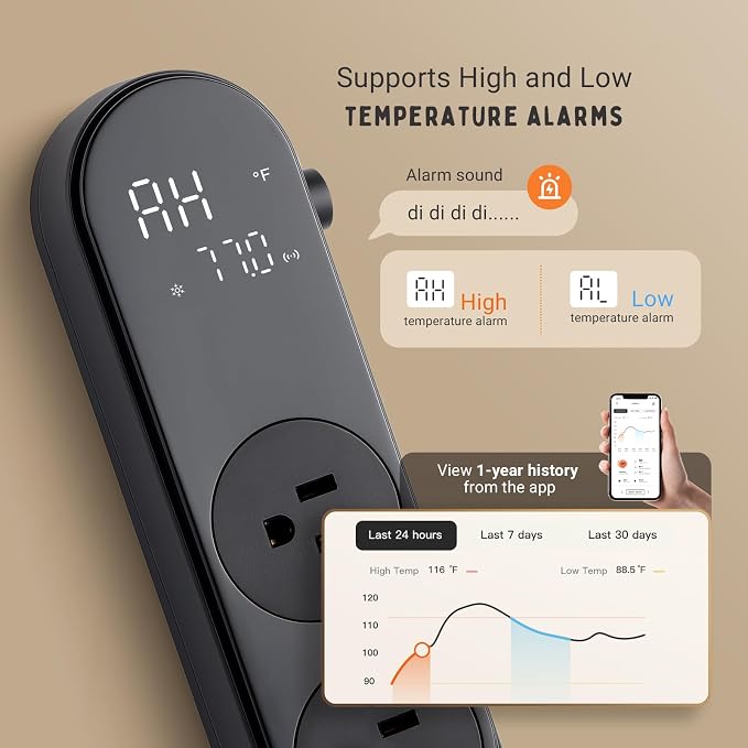 Inkbird ITC-308 with ITC-312 Temperature Controller for Plant Grow Tent Greenhouse Reptile for Heating and Cooling