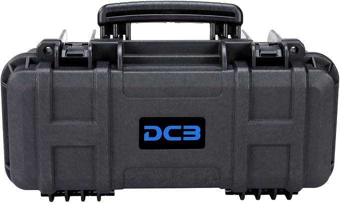 DCB Cases - Element 4802F | 19 x 9 x 8 Ext Dim | IP67 Waterproof | Pluck Foam Insert | Foldable Handle | Pressure Control Valve | Resin-Reinforced Injection Molded Plastic | 2 Latch Lid Close