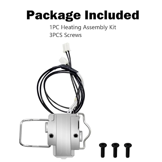Kobra X Hotend Heating Assembly Kit 3D Printer Assembled Extruder Kits- for Anycubic Kobra X All Metal Hot End/Printhead Replacement with Base Clip Heater Cartridge Thermister Easy to Install