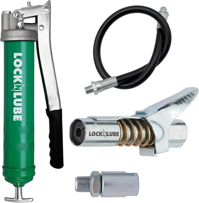 LockNLube Lever Grip Grease Gun