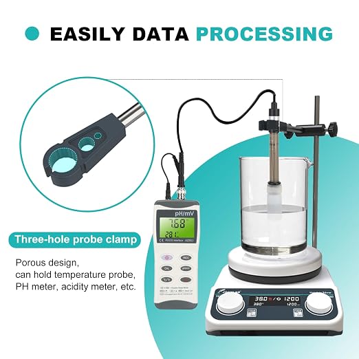 JOANLAB Digital Lab Hotplate Magnetic Stirrer 3L Hot Plate 200-1500rpm