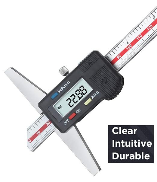 Depth Gauge Vernier Caliper,0-6"/150mm,0-8"/200mm,0-12"/300mm (Digital 0-200mm)
