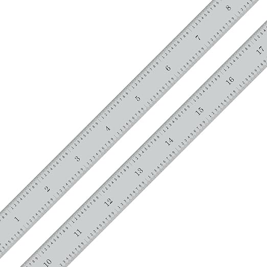 PEC Tools 24" Flexible Steel Rule, Designed for High-Accuracy Industrial Environments, Made in USA